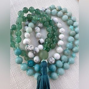 Aditi Mala | 108 bead gemstone Mala for meditation and manifestation.